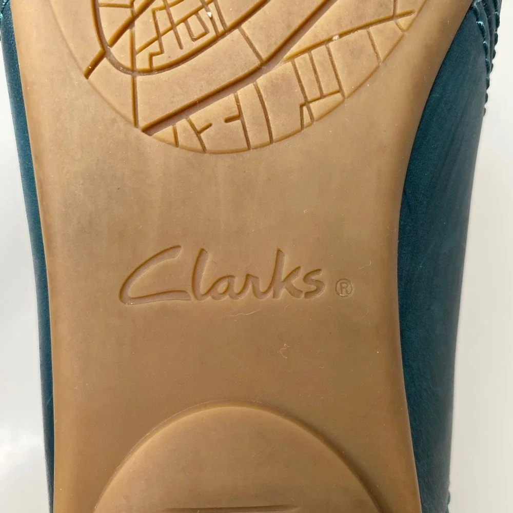 Clarks leather ballet
